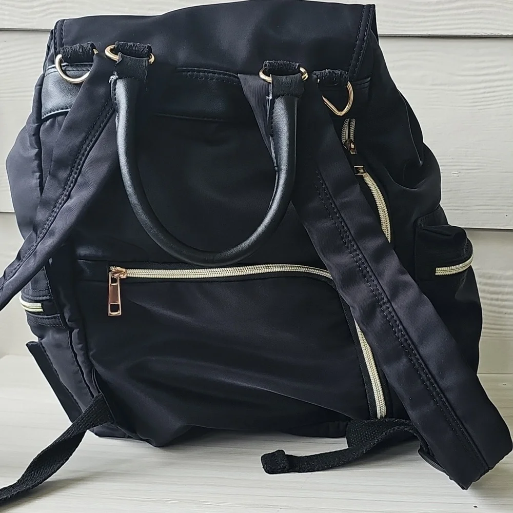 Stylish Black Baby Bag Tote - Versatile Women’s Bag